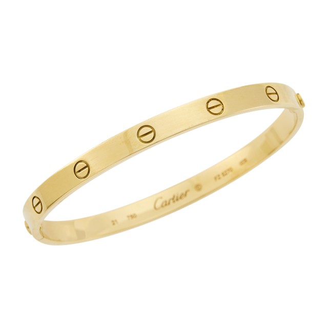 Cartier Gold 'Love' Bangle Bracelet