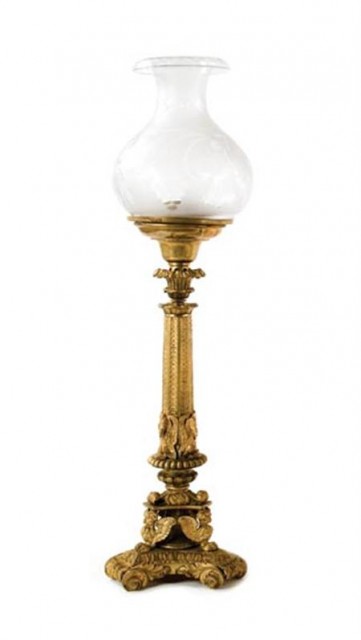 Gilt-Metal Lamp