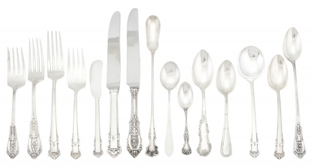 Assembled Lunt Sterling Silver English Shell