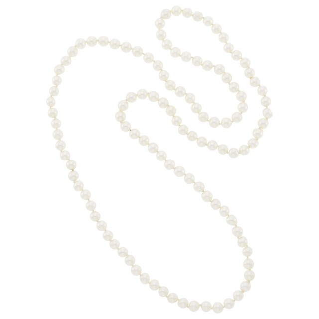 Long Cultured Pearl Necklace