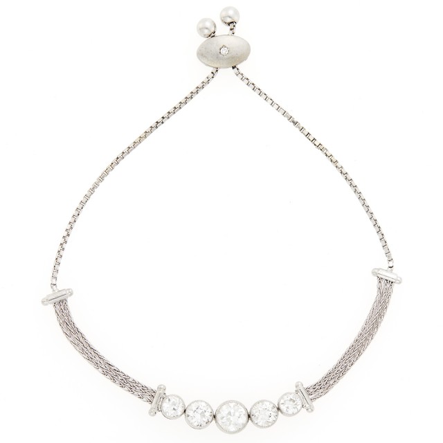 Platinum and Diamond Bracelet