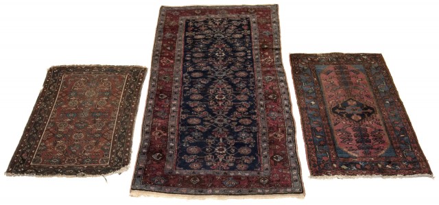Three Hamadan Rugs