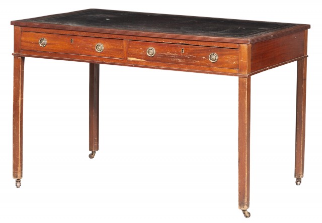 George III Style Mahogany Writing Table