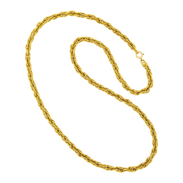 Long Gold Chain Necklace