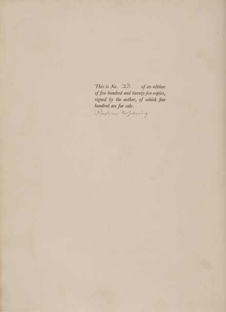 KIPLING, RUDYARD  Poems 1886-1929