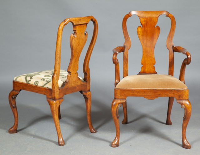 Set of Ten George II Style Dining Chairs