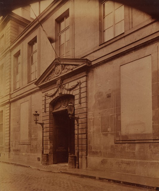 Eugene Atget, Hotel Lefrettier St. Tarfeau, rue de Levigne