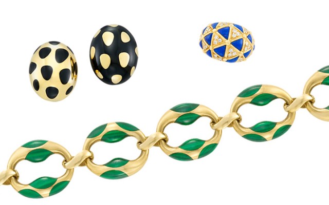 Inlaid Jewelry by Angela Cummings, Tiffany and Co. and Van Cleef and Arpels