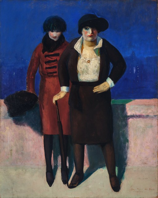 Guy Pène du Bois (American, 1884-1958), Protectrice, 1921. Auction May 10 / Lot 84