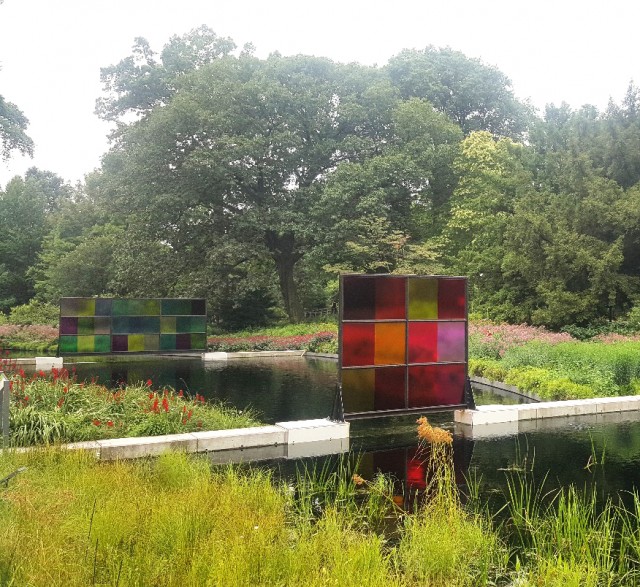 Koda Study #1 and Koda Study #2, 2017, polycarbonate and steel