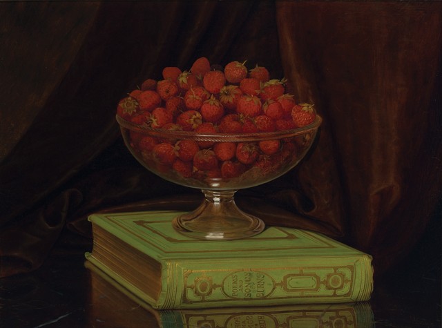 William Mason Brown (1828-1898), Bowl of Strawberries. Est $6,000-8,000. Lot 63. Auction Oct 4 