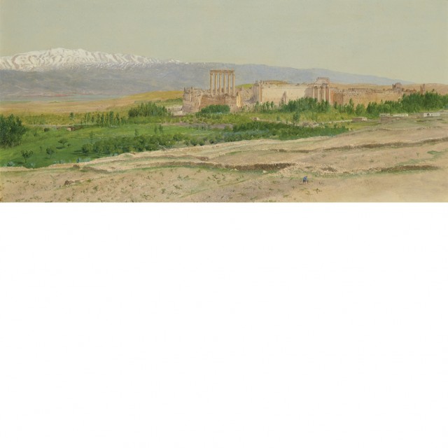 Frederic Edwin Church (1826-1900), View of Baalbek, circa 1868. Sold for $535,000