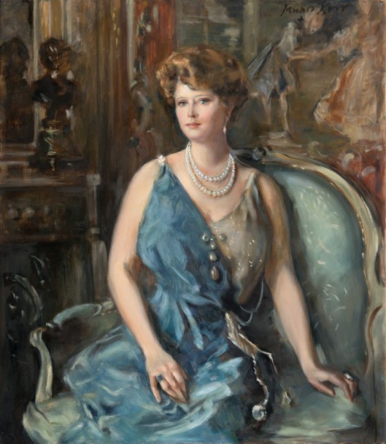 Mae Caldwell Manwaring Plant by Claudia Munro Kerr, after the portrait by Alphonse Junger