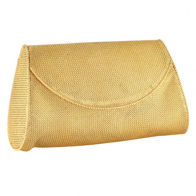 Gold Evening Purse, Van Cleef and Arpels. Sold for $11,250.