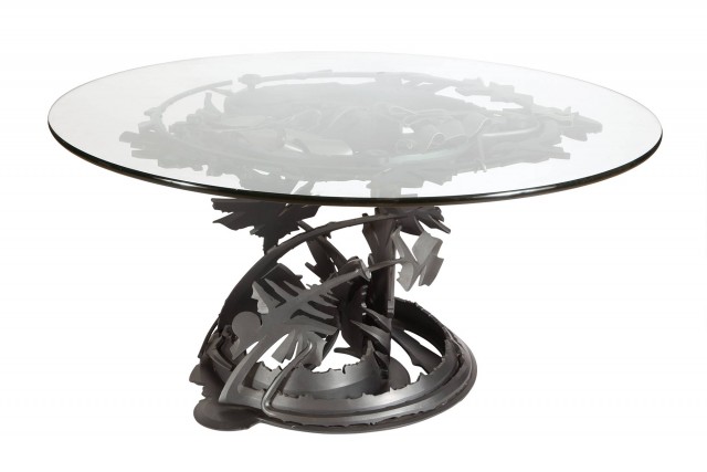 Albert Paley Steel and Glass Dragon's Back Table. Est. $25,000-25,000. Lot 267. Auction Nov 21