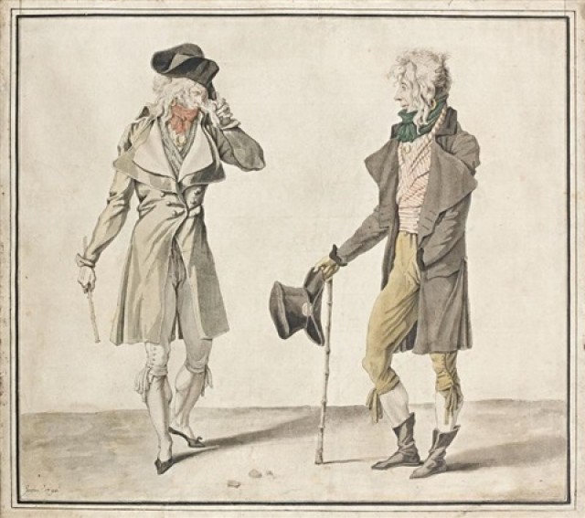 Carle Vernet, Les Incroyables, 1796.