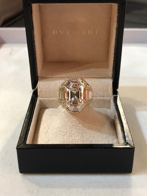 BULGARI  Diamond 'Trombino' Ring