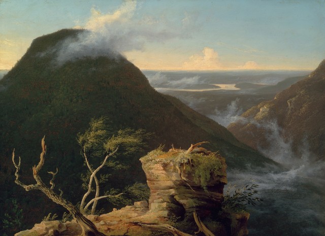View of the Round-Top in the Catskill Mountains (Sunny Morning on the Hudson), 1827. 