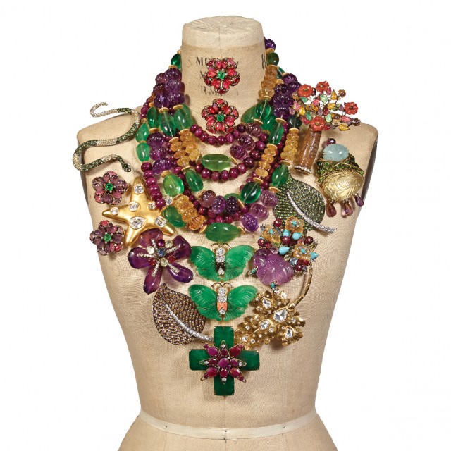 Fashion Jewelry by Iradj Moini and Kenneth Jay Lane. Auction May 23