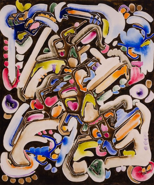 Wendy Vanderbilt Lehman (1944- 2016), Acabe, Acrylic on canvas. Lot 91. Est. $6,000-8,000. Auction May 23.