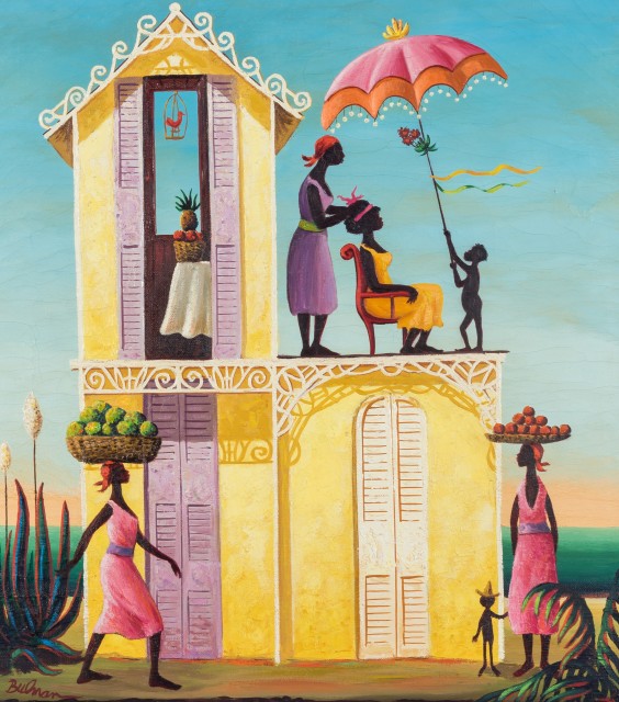 Orville Bulman (1904-1978), Le Parapluie de Madame Clarte, 1961. The Estate of a Palm Beach Heiress. Est. $10,000-20,000. Lot 72. 