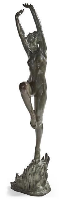 Harriet Whitney Frishmuth (1880-1980), Joy of the Waters, 1917. Est. $80,000-120,000. Lot 2. Auction May 20.