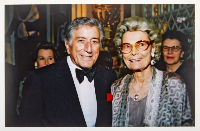 Rosalind P. Walter with Tony Bennett