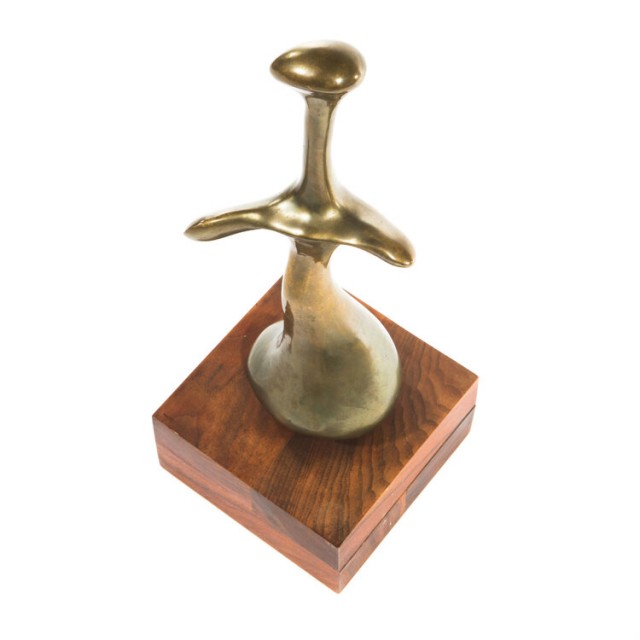 Modern Bronze Sculpture By Clarence Teed, Circa 1960s - $900