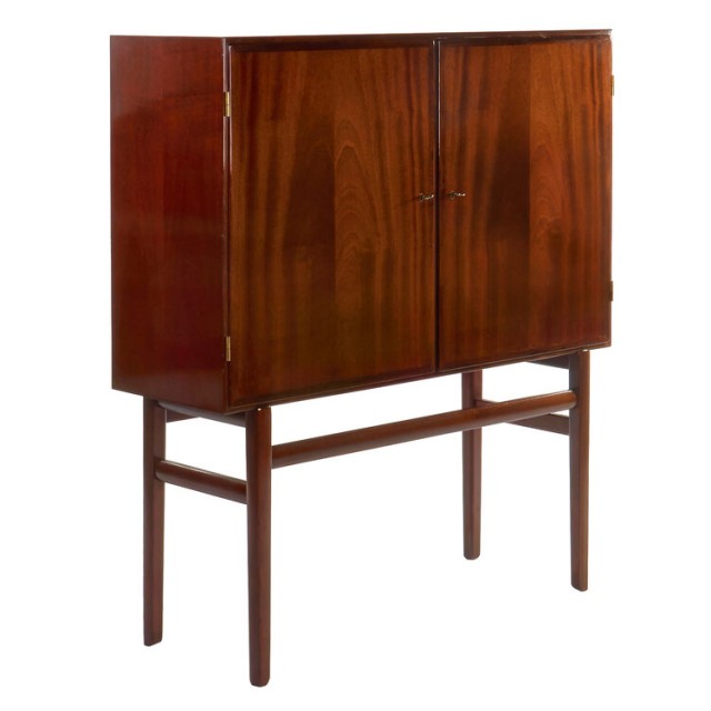 Ole Wanscher Mahogany Bar Cabinet, Circa 1950s - $1,800