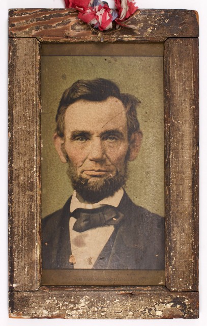 Clerestory window from Abraham Lincoln's funeral train. Lot 37. Auction Sept, 23, 2021.