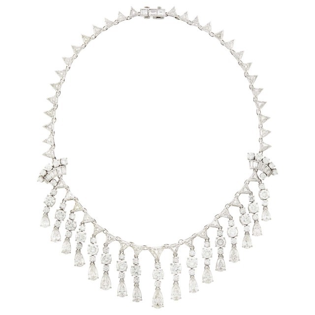 Platinum and Diamond Necklace. Sold for the benefit of Gonzaga University. Lot 172. Auction Oct 21.