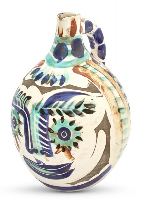 Pablo Picasso, Visage aux Yeux Rieurs, 1969. Lot 160. Auction Oct 19.