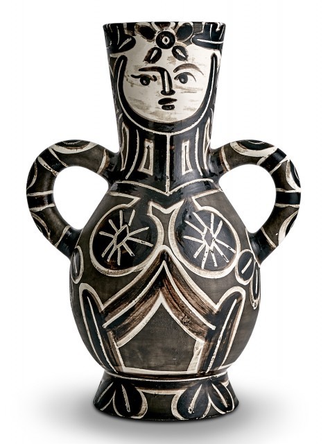 Pablo Picasso, VASE DEUX ANSES HAUTES, 1953. Lot 156. Auction Oct 26