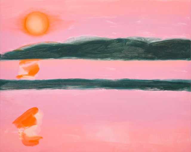 Nicole Wittenberg, Sunset 36, 2022, Oil on canvas, 48 in. x 60 in. / 121.9 cm. x 152.4 cm.