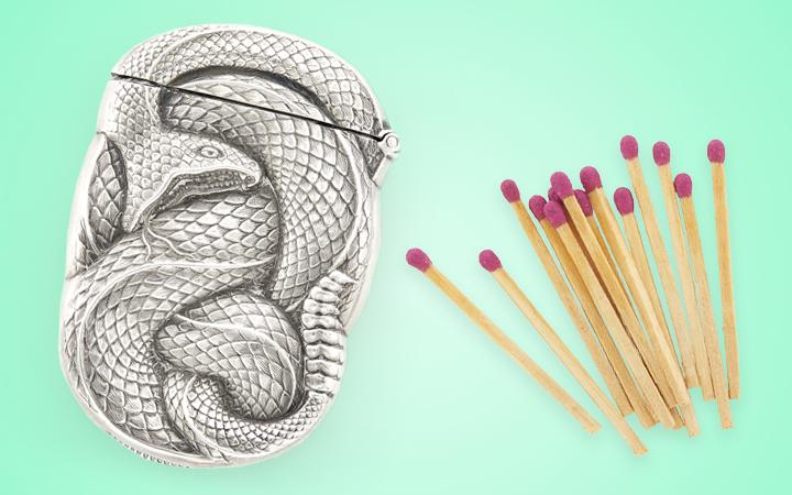 Matchsafes and Vesta from the Joseph and Miriam Poser Collection